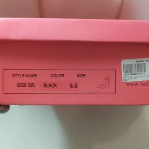 Red Kiss Pointed Toe patent leather transparent stilettos 37